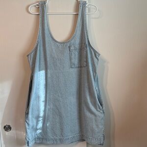 Universal Thread Light Blue Denim Sleeveless Dress